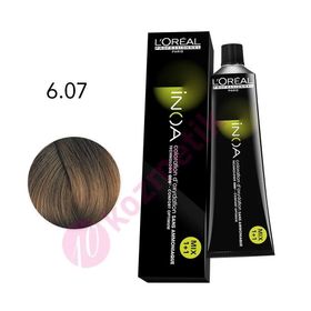 Loreal İnoa Amonyaksız No: 6.07 Koyu Kumral Doğal Bej Saç Boyası