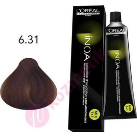 Loreal İnoa Amonyaksız No: 6.31 Koyu Kumral Küllü Dore Saç Boyası