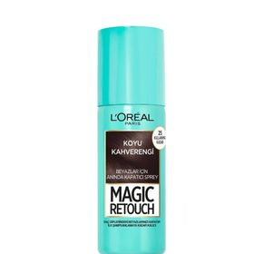 Loreal Magic Retouch Kahve Sprey Saç Dip Boyası