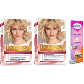 Loreal Neva Excellence Creme 10 Açık Sarı 2 Adet Boya