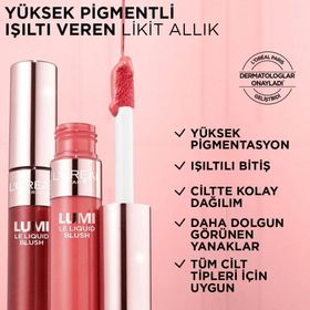 Loreal Paris 11 ml Glowy Worth It Medium Blush Likit Allık