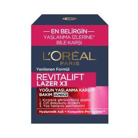 Loreal Paris 15 ml Tanışma Boyu Revitalift Lazer X3 Yoğun Yaşlanma Karşıtı Gündüz Bakım Kremi