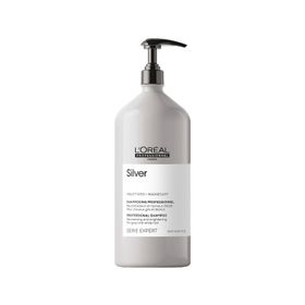Loreal Paris 1500 ml Professionnel Paris Serie Expert Silver Çok Açık Sarı, Gri ve Beyaz Saçlar İçin Renk Dengeleyici Mor Şampuanı