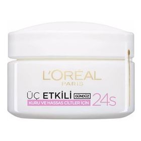Loreal Paris 3 Etkili Kuru ve Hassas Ciltler için 50 ml Nemlendirici Krem