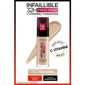 Loreal Paris 32H 130 True Beige C Vitaminli Fondöten