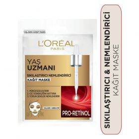 Loreal Paris 40+ T42192 Yaş Uzmanı Sıkılaştırıcı Kağıt Maske