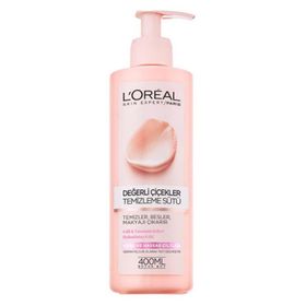 Loreal Paris 400 ml Değerli Çiçekler Kuru Hassas Ciltler İçin Yüz Temizleme Sütü