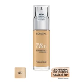 Loreal Paris 4D Golden Natural True Match Bakım Yapan Fondöten