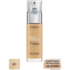 Loreal Paris 4D Golden Natural True Match Bakım Yapan Fondöten