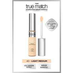 Loreal Paris 4D Light Medium 11 ml True Match Aydınlatan Serum Kapatıcı