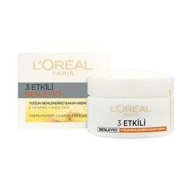 Loreal Paris 50 ml 3 Etkili Besleyici Vücut Bakım Kremi