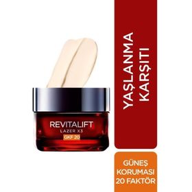 Loreal Paris 50 ml Revitalift Lazer X3 Yoğun Yaşlanma Karşıtı Gündüz Bakım Kremi