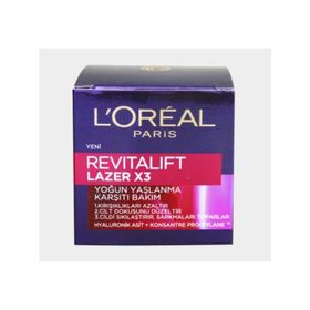 Loreal Paris 50 ml Revitalift Lazer X3 Yoğun Yaşlanma Karşıtı Gündüz Bakım Kremi