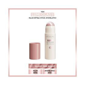 Loreal Paris 620 Pink Ballet Lumi Le Glass Highlighter Stick