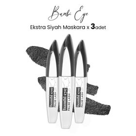 Loreal Paris Bambi Eye Extra Black Ekstra Siyah 3 Adet Maskara