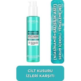 Loreal Paris Bright Reveal Cilt Kusuru İzi Karşıtı Serum İçerikli Niasinamid Temizleme Jeli + 150 ml Salisilik Asit