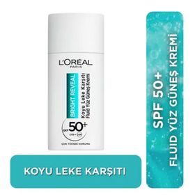 Loreal Paris Bright Reveal Koyu Leke Karşıtı Niacinamide Fluid 50 ml Güneş Kremi