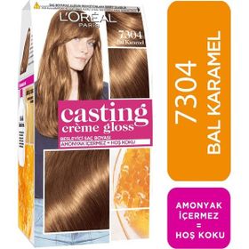 Loreal Paris Casting Bal Karamel 7304 Amonyaksız Besleyici Saç Boyası