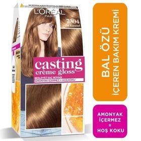 Loreal Paris Casting Bal Karamel 7304 Amonyaksız Besleyici Saç Boyası