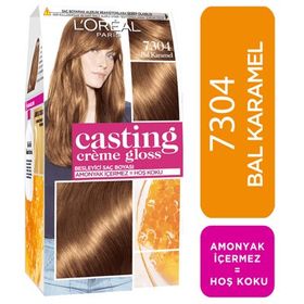 Loreal Paris Casting Bal Karamel 7304 Amonyaksız Besleyici Saç Boyası