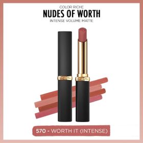 Loreal Paris Color Riche Intense Volume Matte 570 Worth It Intense Ruj
