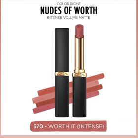 Loreal Paris Color Riche Intense Volume Matte 570 Worth It Intense Ruj