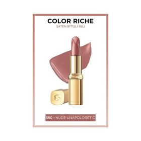 Loreal Paris Cr Nude 550 Unapologetic Ruj