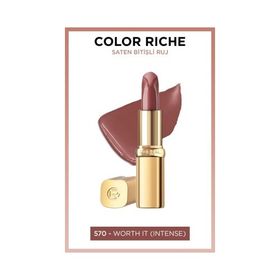 Loreal Paris Cr Nude 570 Worth It Intense Ruj