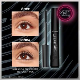 Loreal Paris Ekstra Siyah Telescopic Lift Mascara