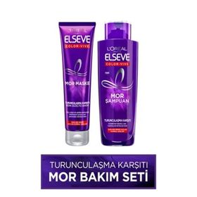 Loreal Paris Elseve 200 ml Turunculaşma Karşıtı Mor Şampuan + 150 ml Mor Maske