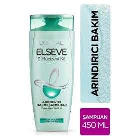 Loreal Paris Elseve 3 Mucizevi Kil 450 ml Ağırlaştırmayan Bakım Şampuan