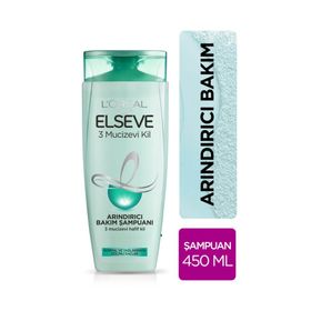 Loreal Paris Elseve 3 Mucizevi Kil 450 ml Ağırlaştırmayan Bakım Şampuan