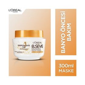 Loreal Paris Elseve 300 ml Hindistan Cevizi & Değerli Yağlar Eşsiz Karışım Banyo Öncesi Maske