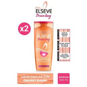 Loreal Paris Elseve Dream Long Onarıcı 2x390 ml Şampuan
