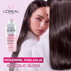 L'Oreal Paris Elseve Glycolic Gloss 200 ml Mükemmel Parlaklık İçin Bakım Yapan Saç Kremi