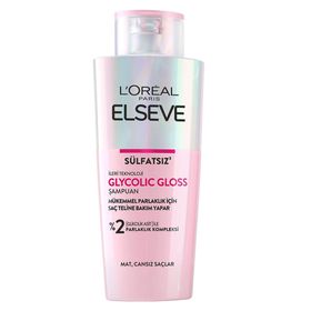 L'Oreal Paris Elseve Glycolic Gloss 200 ml Mükemmel Parlaklık İçin Bakım Yapan Şampuan
