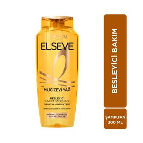 Loreal Paris Elseve Mucizevi Yağ 300 ml Besleyici Bakım Şampuanı