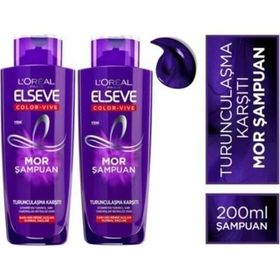 Loreal Paris Elseve Turunculaşma Karşıtı 2x200 ml Mor Şampuan