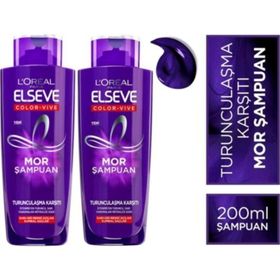 Loreal Paris Elseve Turunculaşma Karşıtı 2x200 ml Mor Şampuan