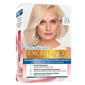 Loreal Paris Excellence 0.3 Ultra Açık Küllü Sarı Saç Boyası