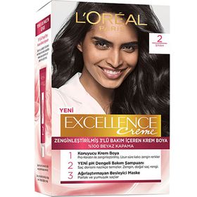 Loreal Paris Excellence 2/0 Siyah Saç Boyası