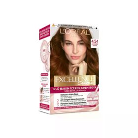 Loreal Paris Excellence 4.54 Koyu Kızıl Creme Saç Boyası
