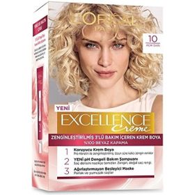 Loreal Paris Excellence Creme 10 Açık Sarı 190 ml Saç Boyası