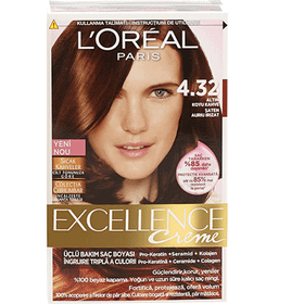 Loreal Paris Excellence Creme 4.32 Altın Koyu Kahve Saç Boyası