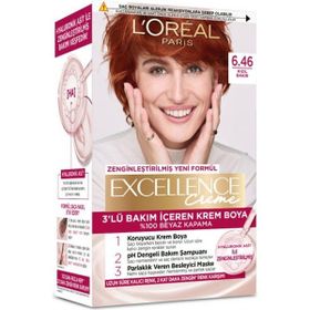 Loreal Paris Excellence Creme 6.46 Kızıl Bakır Saç Boyası