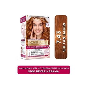 Loreal Paris Excellence Creme 7.43 Sultan Bakırı Saç Boyası