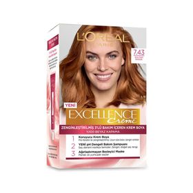 Loreal Paris Excellence Creme 743 Sultan Bakırı Saç Boyası