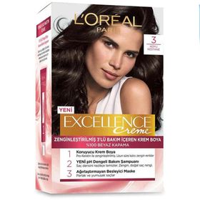 L'Oreal Paris Excellence Creme No: 3 Koyu Kestane Saç Boyası