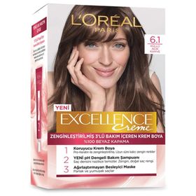 L'Oreal Paris Excellence Creme No: 6.1 Küllü Açık Kahve Saç Boyası