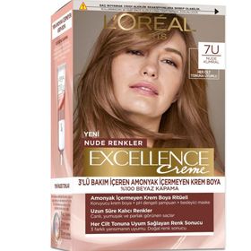 Loreal Paris Excellence Creme Nude 7U Nude Kumral Saç Boyası